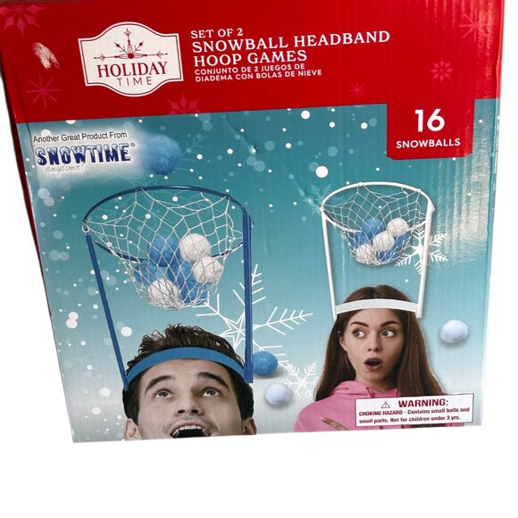 NEW in box Snowball Toss Headband Game Family Fun Christmas Game NEW IN BOX - Picture 7 of 8